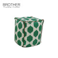 Home furniture moroccan pouf living room round foam ottoman